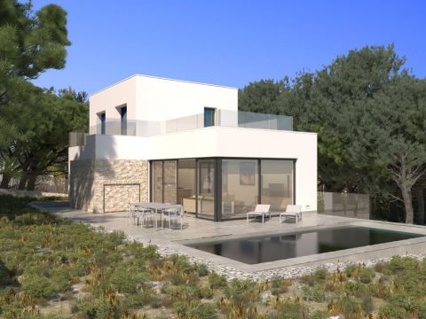Villa Nueva construcción  En La Zenia